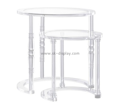 Factory direct sale acrylic side meeting table AFS-056