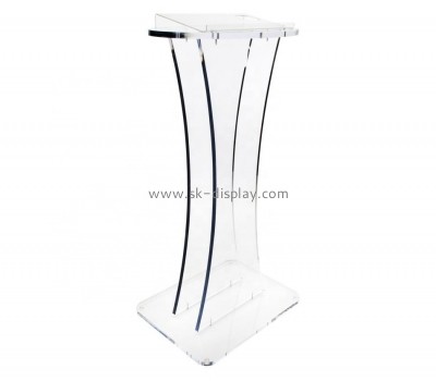 Fashion design cheap acrylic modern church podium lectern AFS-059