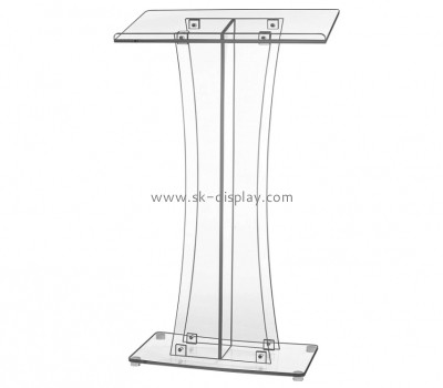 Wholesale acrylic podium pulpit lectern cheap church podium acrylic rostrum AFS-079