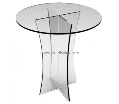 Custom design acrylic table and chair round table coffee table AFS-089