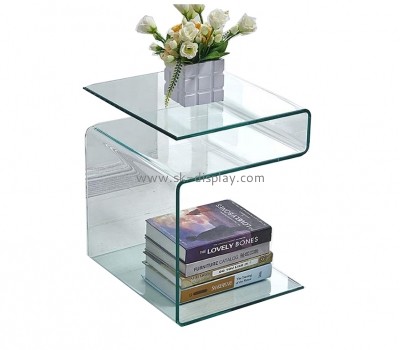 Fashion design square acrylic modern office desk side table AFS-063