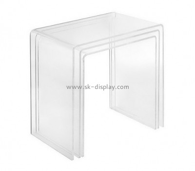 Hot sale acrylic dining furniture acrylic console table office furniture table designs AFS-099
