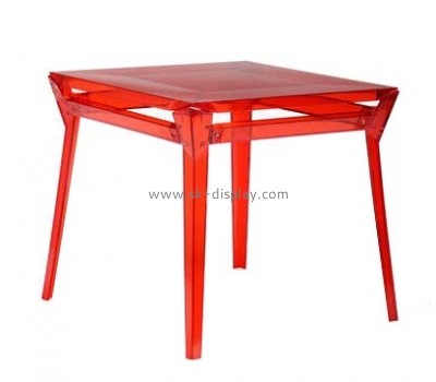 Factory wholesale acrylic console table office desk side table square plastic table AFS-108