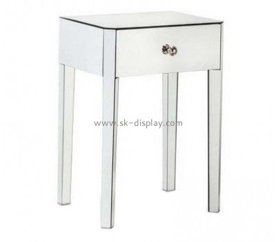 Acrylic manufacturers customized acrylic side table with drawers AFS-213