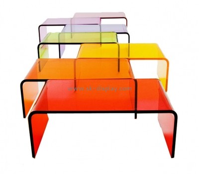 China acrylic manufacturer customized acrylic living room coffee table sets AFS-233