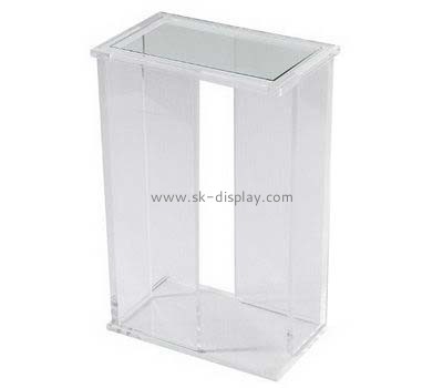 Acrylic display factory customized acrylic small sofa side table AFS-275