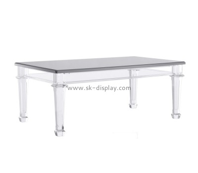 Acrylic items manufacturers customized acrylic modern low coffee table AFS-307