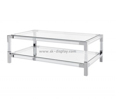 Plastic distributors and fabricators custom acrylic lucite coffee table AFS-341