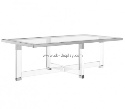 Customize acrylic low narrow coffee table AFS-395