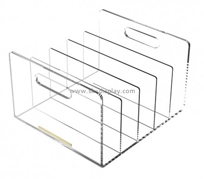 OEM supplier customized plexiglass magazine holder file sorter BD-017