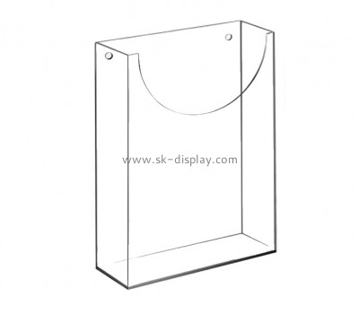 Clear acrylic book and magazine holder BD-034