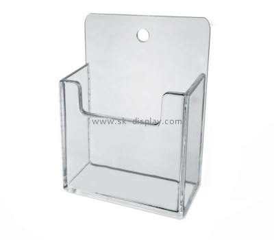 Acrylic brochure display stands mounted on wall BD-035