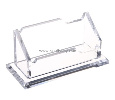 OEM supplier customized table top acrylic business card holder BD-041