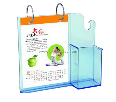 Customized acrylic desk calendar stand BD-197