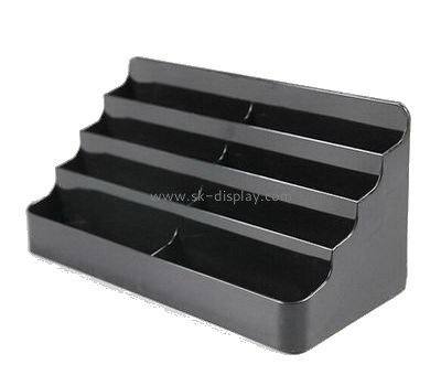 Customized black acrylic card holders stands BD-209