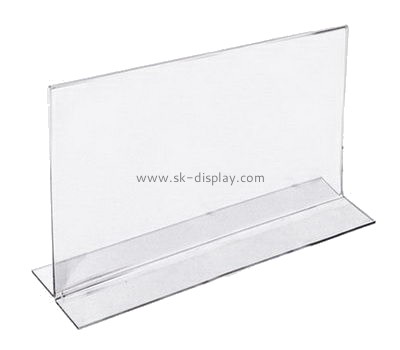 Bespoke clear acrylic sign holders BD-453