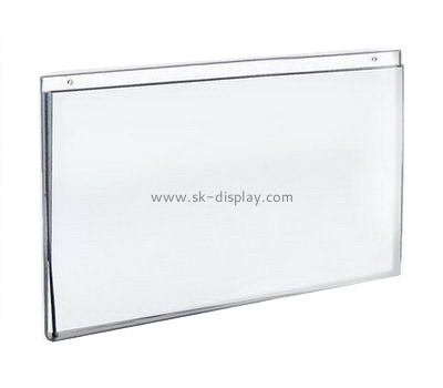 Customize acrylic wall mounted sign holder BD-763