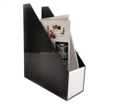 Custom vertical acrylic file holder BD-946