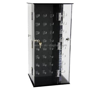 Acrylic keys display and storage box with hook for hanging DBS-012