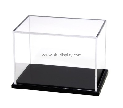 Clear acrylic display box with black bottom DBS-017