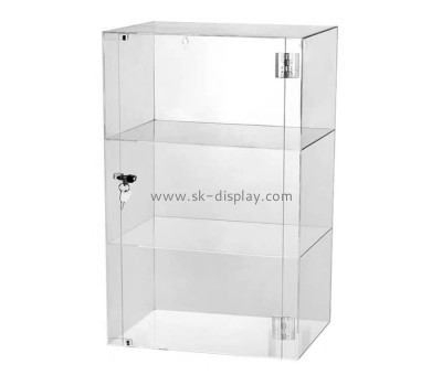Transparent acrylic cabinet with lock DBS-022