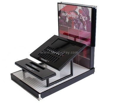 New design acrylic makeup counter display stand CO-073