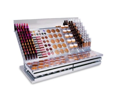 Hot sale acrylic supermarket display shelf cosmetic product display stands acrylic cosmetic makeup organizer CO-108