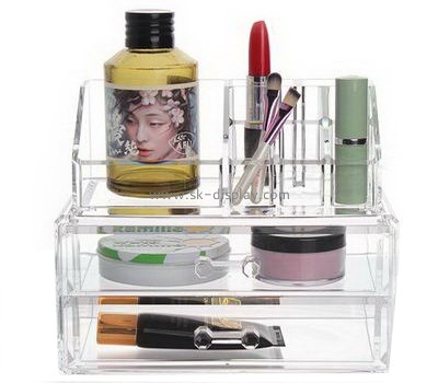Hot sale clear acrylic boxes cosmetic display cases counter display boxes CO-118