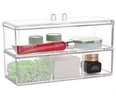 Factory custom acrylic boxes clear makeup organizer makeup storage CO-167
