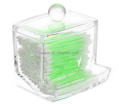 Supplying acrylic cotton swab dispenser acrylic display box clear display boxes CO-164