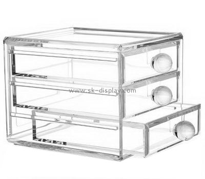 Custom design acrylic makeup organizer acrylic makeup storage acrylic box with lid CO-168