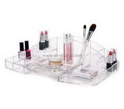 Custom acrylic countertop display cosmetic stand makeup organizer CO-173