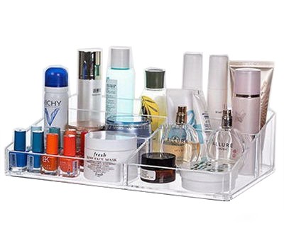 Factory direct sale clear acrylic containers best makeup organizer acrylic makeup organizer CO-198