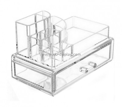 Custom acrylic storage clear acrylic storage drawers cosmetics cosmetic organizer case CO-298