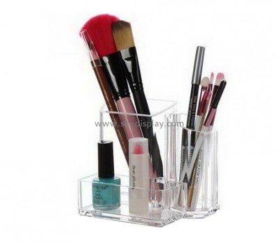 Customized clear acrylic display stands acrylic makeup organizer make up brush holder CO-318