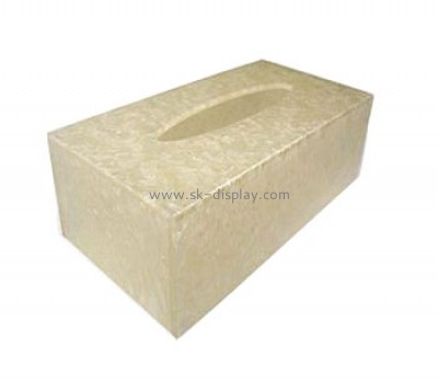 New design elegant acrylic tissue paper box DBS-049