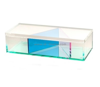 Clear acrylic plastic desk organizer storage box DBS-066