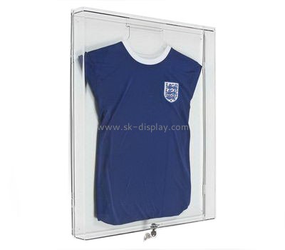 Clear acrylic jersey display case t-shirt display rack stand DBS-062