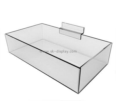 Factory custom design clear acrylic box plastic storage box perspex box DBS-089