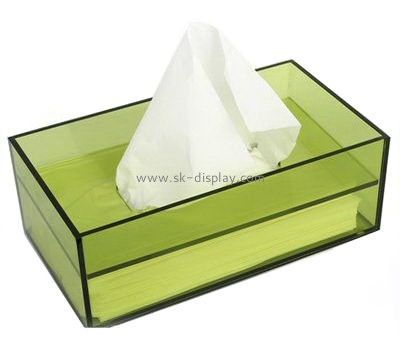 Wholesale clear plastic tissue box high quality box acrylic tissue box DBS-102