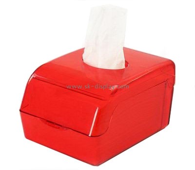 Hot selling clear plastic storage box mini tissue box plastic storage box with lid DBS-111