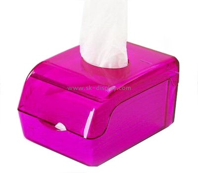 Acrylic plastic box manufacturer custom tissue paper box design fancy tissue box DBS-120