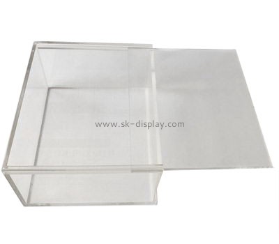 Custom acrylic boxes display cases with sliding lid DBS-156