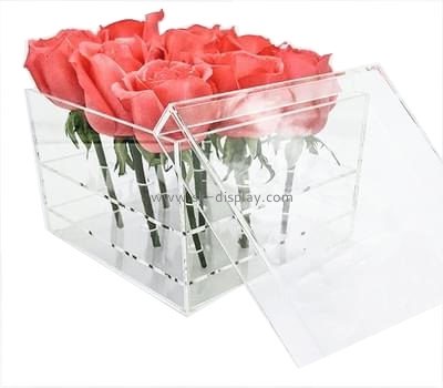 Acrylic display supplier custom acrylic perspex display rose box DBS-191