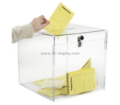 Acrylic products manufacturer custom acrylic perspex suggestion boxes DBS-213