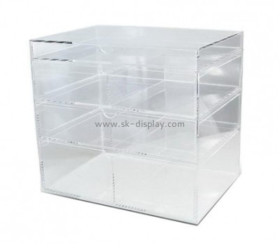 Perspex suppliers customize clear large acrylic display box containers DBS-234