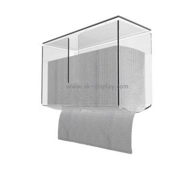 Bespoke wall mounted acrylic tissue box holder DBS-742