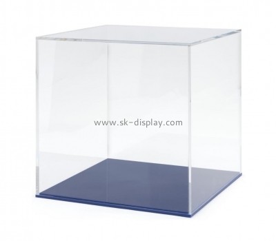 Perspex manufacturer customize acrylic display case with black base DBS-1164
