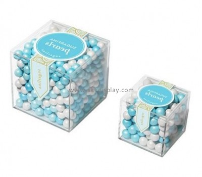 Perspex manufacturer customize acrylic candy gift box DBS-1188
