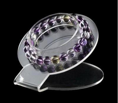 Acrylic supplier custom plexiglass bracelet display stand lucite jewelry display holder JD-019